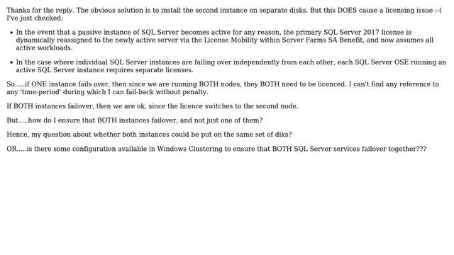 Databases: Multi-instance 2-node SQL Cluster - do instances need their own disks? (2 Solutions!!) смотреть онлайн