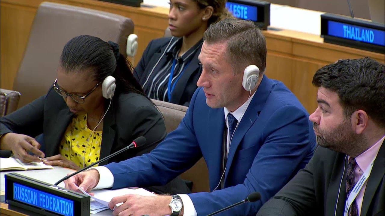 Statement by representative of the Russian Federation Mr.Stepan Kuzmenkov on "Social development" смотреть онлайн