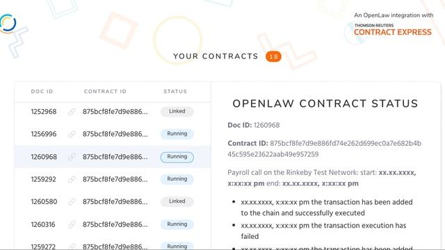 Contract Express-Open Law Smart Contracts Proof of Concept смотреть онлайн