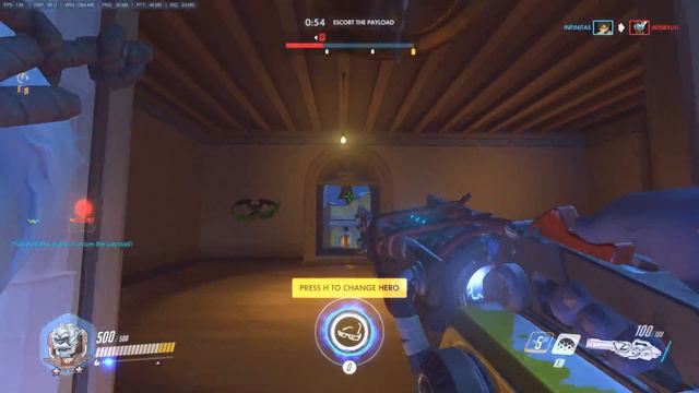 Overwatch Winston wrecking face... at least on the 2nd point смотреть онлайн