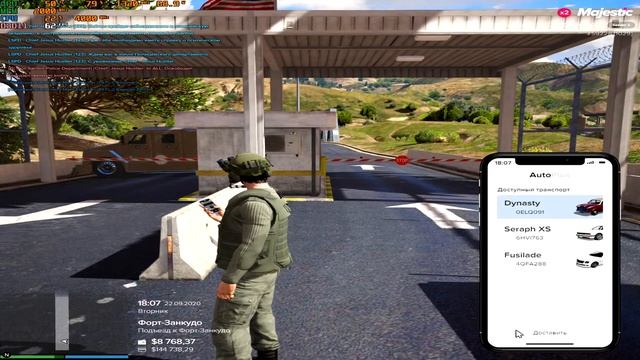 GTA 5 RP.majestic. БАНДЫ НАПАДАЮТ НА БАЗУ.ДЕНЬ ФЗ смотреть онлайн