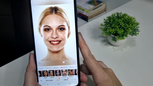 APLICATIVO para COLOCAR EFEITO de MAQUIAGEM nas FOTOS - APP de MAQUIAGEM смотреть онлайн