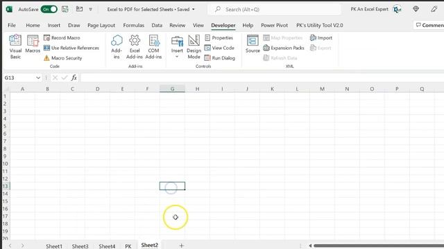 Excel To PDF Converter For Selected Worksheets
