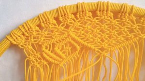 MACRAME / Подвесное кресло - гамак своими руками / УЗОР МАКРАМЕ для кресла / DIY HAMMOCK / HANDMADE