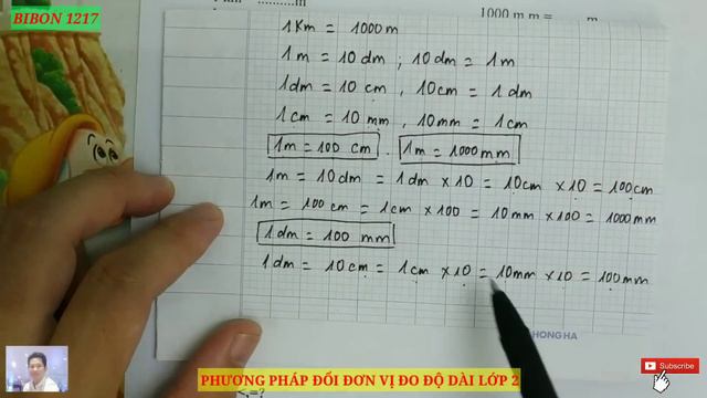 Toán lớp 2: Phương pháp đổi đơn vị đo độ dài (dễ hiểu) | bibon 1217 смотреть онлайн