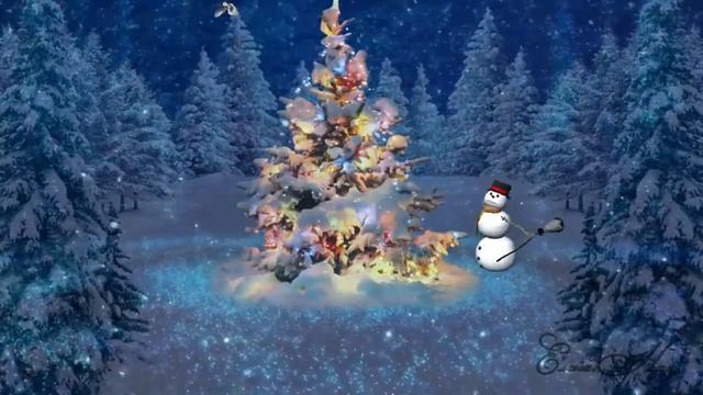 Футаж зимний вечер. смотреть онлайн