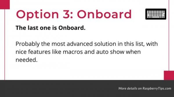 3 Solutions to Enable On-screen Keyboard on Raspberry Pi OS