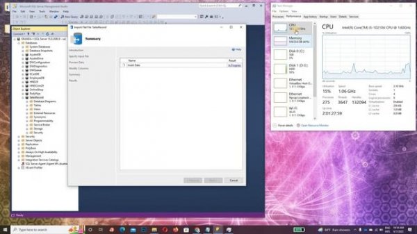 How to import CSV file to MS SQL Server Database