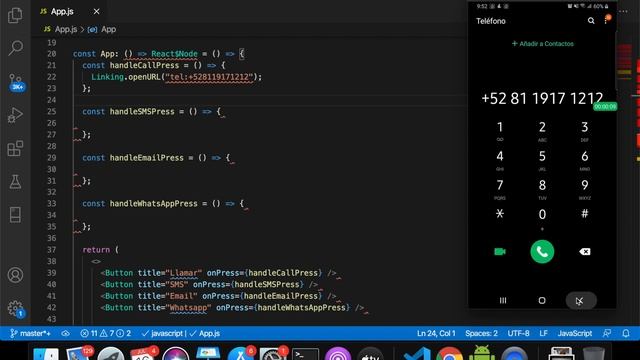 Cómo usar Linking en React Native (Envío de SMS/Email/Llamada/WhatsApp) смотреть онлайн