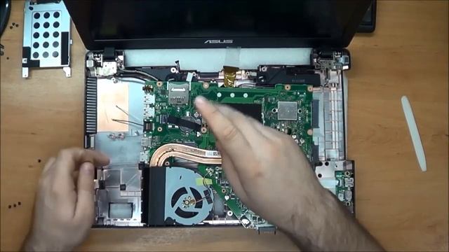 Как разобрать и сборать ноутбук ASUS K550VX | Ремонт смотреть онлайн