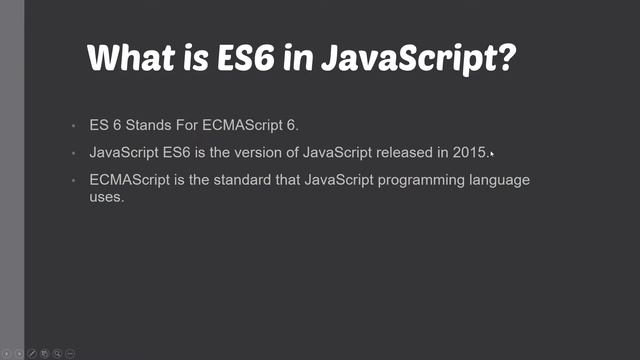 What is ES6 in JavaScript ? | All ES6 Features смотреть онлайн