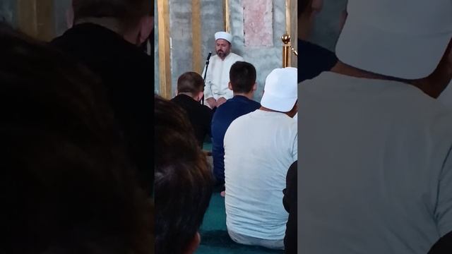 Красивое чтения Корана, в мечети айя София, Стамбул. смотреть онлайн