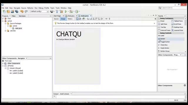 Client Server App Java - Tutorial #2 Desain Tampilan смотреть онлайн
