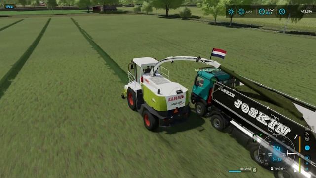 HUGE SILAGE HARVEST with MRSTHECAMPER ???| Animals on Gelderland | Farming Simulator 22 | Episode 8 смотреть онлайн