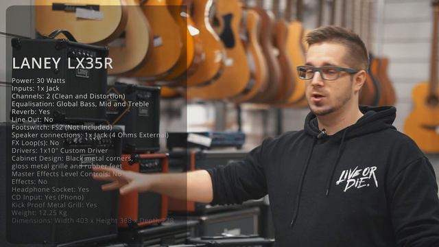 Laney LX Serija pojačala (LX10, LX15, LX20, LX20R, LX35 i LX65) смотреть онлайн
