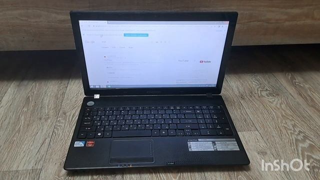 Видео включения и работы ноутбука Emachines, Core i5, 6gb DDR3, 240 SSD смотреть онлайн