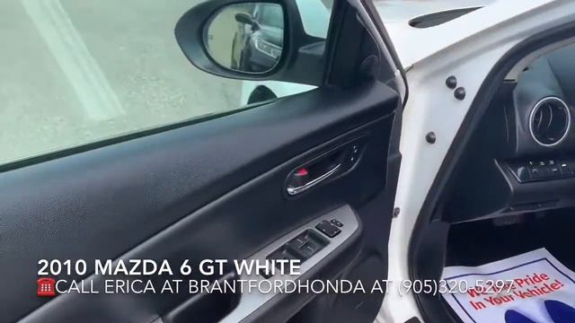 2010 Mazda 6 GT white смотреть онлайн