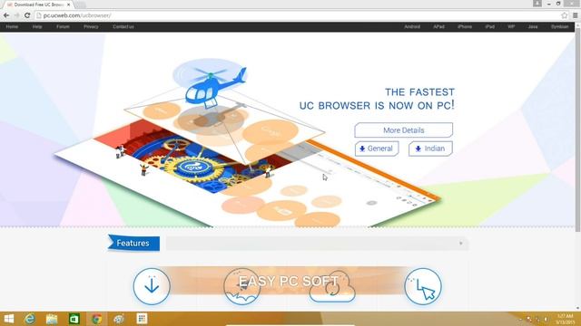 Download & Install UC BROWSER On windows Xp, 7, 8, 8.1, 10 смотреть онлайн
