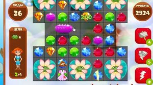 Сокровища пиратов 2934         уровень прохождение - Pirate treasures level2934        walkthrough