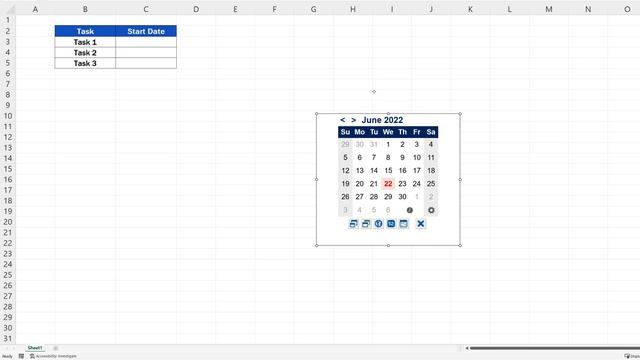 How to Insert a Calendar in Excel (the Simplest Way) смотреть онлайн