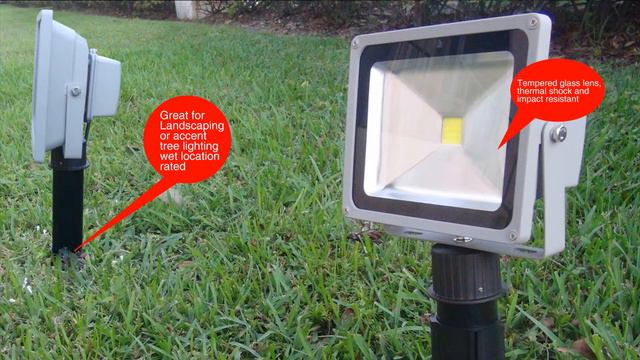 30 Watt LED Outdoor Security Flood Light смотреть онлайн