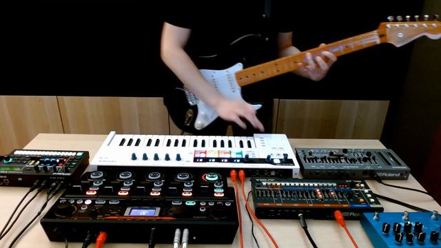 Live Looping with Boss RC-505 MK2 and Arturia KeyStep Pro смотреть онлайн