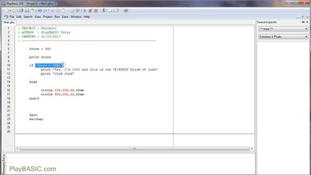PlayBASIC Tutorial: Into to IF / Then and IF /ENDIF statements ( 2017-03-21) смотреть онлайн