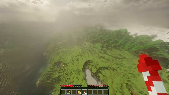 Distant Horizons + Iris Shaders (Bliss Shaders) + Tectonic World Gen.