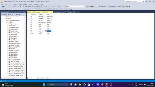 How to Set a Column Value to Null in SQL Server смотреть онлайн
