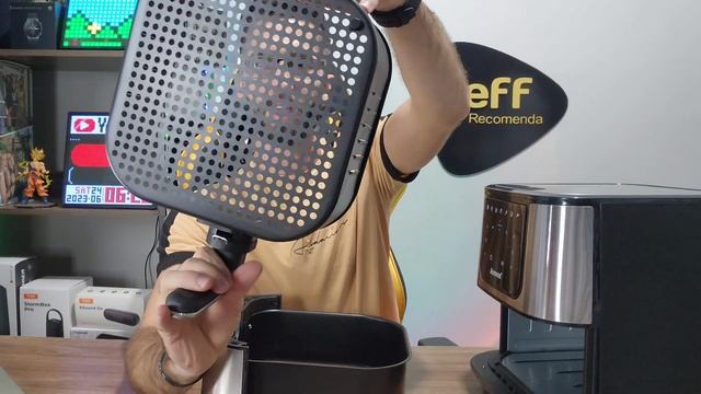 AMVOX ARF 1255 7 Litros AIR FRYER INOX 1700W: é Boa? Vale a Pena? (Fritadeira Eletrica) Testando... смотреть онлайн