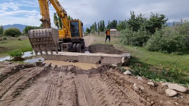 пруды для форели, переделка старого хозяйства в Нарынской области смотреть онлайн