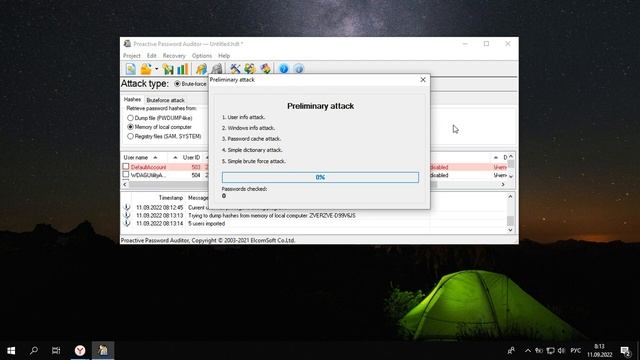 Proactive Password Auditor. Подбор пароля для входа Windows смотреть онлайн