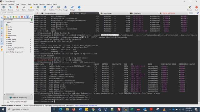 Kubernetes Backup & Restore using ETCDCTL смотреть онлайн
