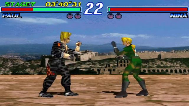 Tekken 2 Paul Phoenix Story Playthrough PS1 HD смотреть онлайн