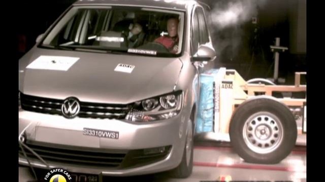 Euro NCAP | VW Sharan | 2010 | Crash test смотреть онлайн