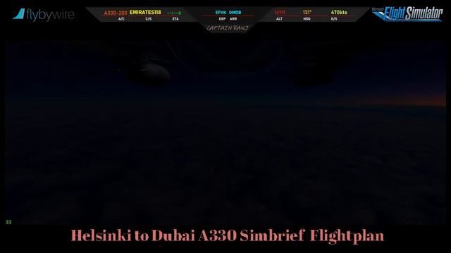 [MSFS 2020] A330 Helsinki to Dubai GTX 1080TI смотреть онлайн