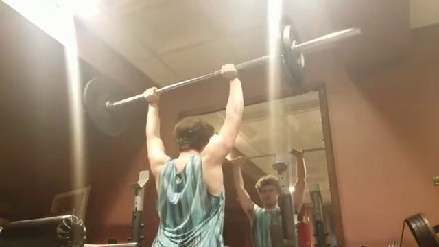 185 Lb X 2 Military Press