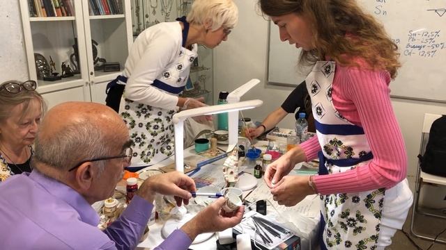 Porcelain Restoration - Экзамен реставратор фарфора в Русской Академии Ремесел