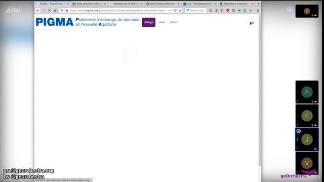 Webinaire communauté geOrchestra : intégrer CKAN ? смотреть онлайн