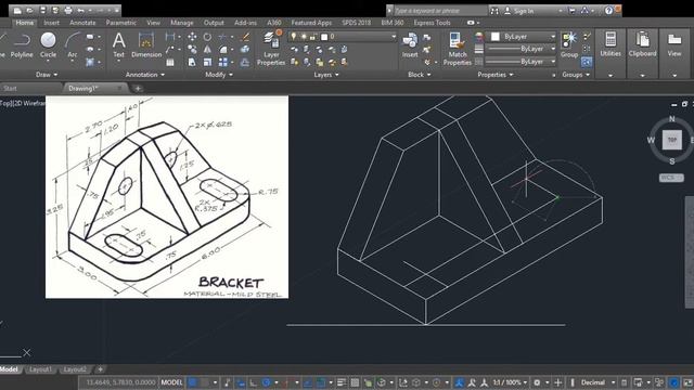 Autodesk AutoCAD 2018 İZOMETRİK ÇİZİMLER 5 смотреть онлайн
