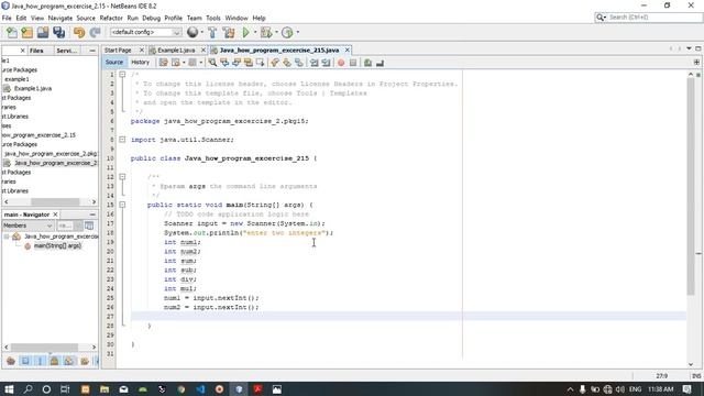 java how to program excercise 2.15 смотреть онлайн