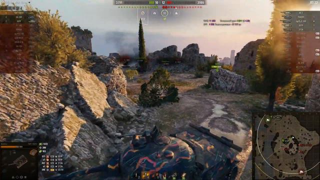 TVP T 50/51 - 7 ФРАГОВ - 10,4К ДАМАГА World of Tanks смотреть онлайн