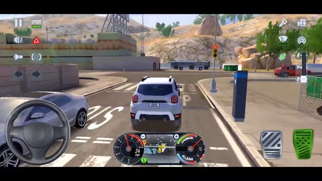 Taxi Sim 2020 Gameplay 01 - Driving Renault Duster In Offroad - Android iOS Gameplay смотреть онлайн