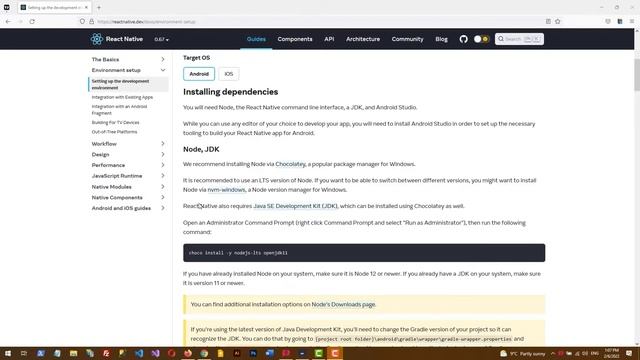 Set Up React Native Environment & Tools (React Native Tutorial) смотреть онлайн