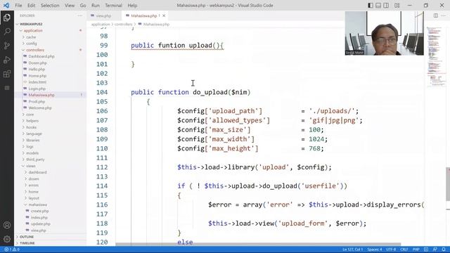 Pemrograman Web, PHP Web Framework CodeIgniter Upload File, Kuliah di Kampus STT-NF смотреть онлайн