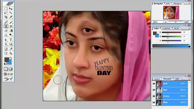 How to Clone Stamp Tool in Photoshop CS part 9 смотреть онлайн