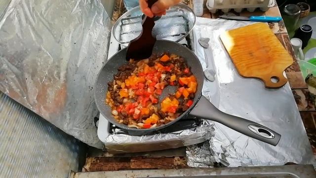 Рецепт яичницы с овощами смотреть онлайн