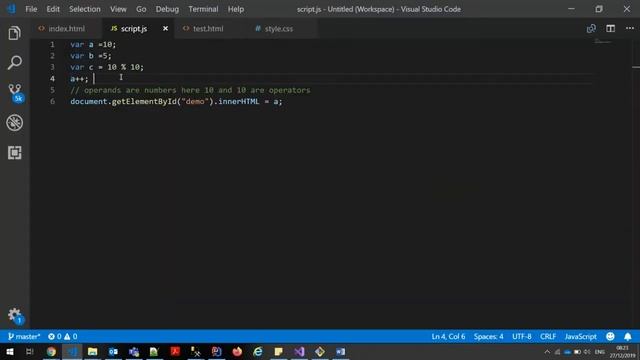 JavaScript Tutorial for Beginners - Part 9 | JavaScript Arithmetic Operators| Learn Web Technologie смотреть онлайн