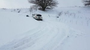 Тест полного привода дизельного Nissan Qashqai+2 (2.0dCi, 6AT, 4WD) в снегу