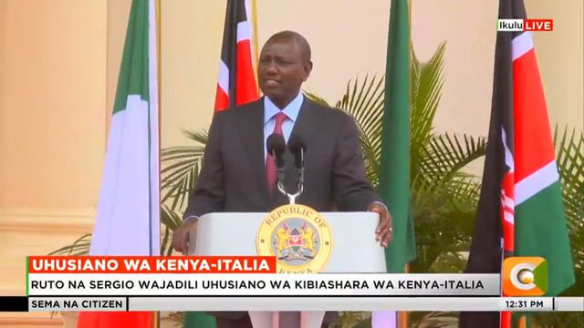Presidents William Ruto, Sergio Mattarella agree to revive construction of Arror and Kimwarer dams смотреть онлайн